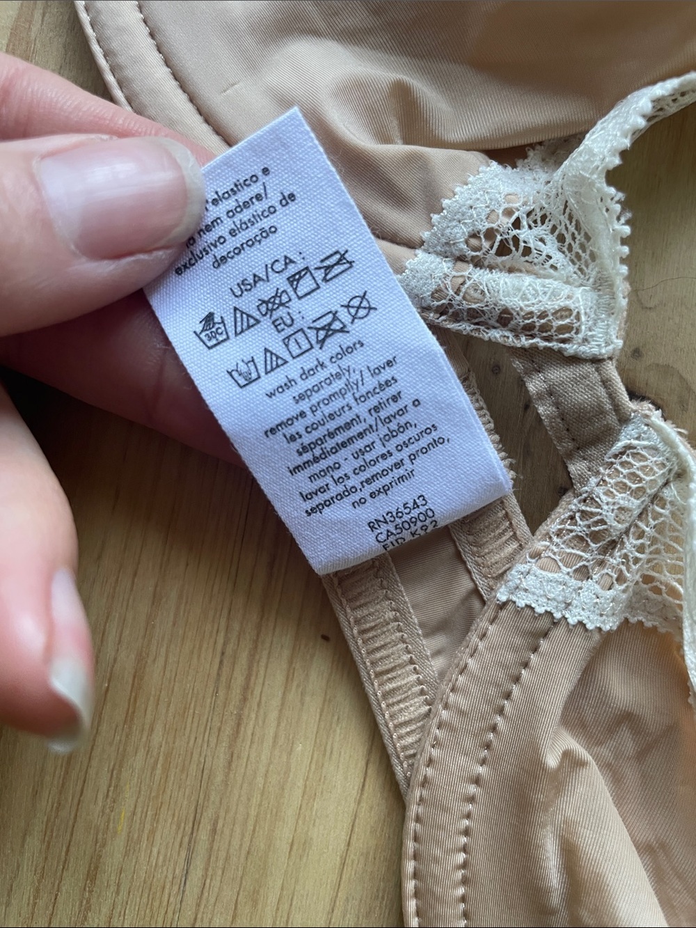 Calvin Klein Beige Dainty Lace-Trim Bare Underwire Bra NWT - Picture 11 of 11